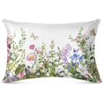thumbnail image 1 of GZHJMY Herbs and Wild Flowers Pillowcase Queen Size, Super Soft Pillow Shams Covers, Plush Cozy Pillow Cases with Zipper, 20" X 30"（103）, 1 of 6