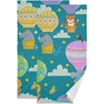 thumbnail image 1 of GZHJMY Hot Air Balloon Soft Hand Towels, 2 Pcs Absorbent Bath Towel Decorative Fingertip Towels for Bathroom Gym Spa Hotel Beach Swimming Pool,14.4"x 28.3", 1 of 7