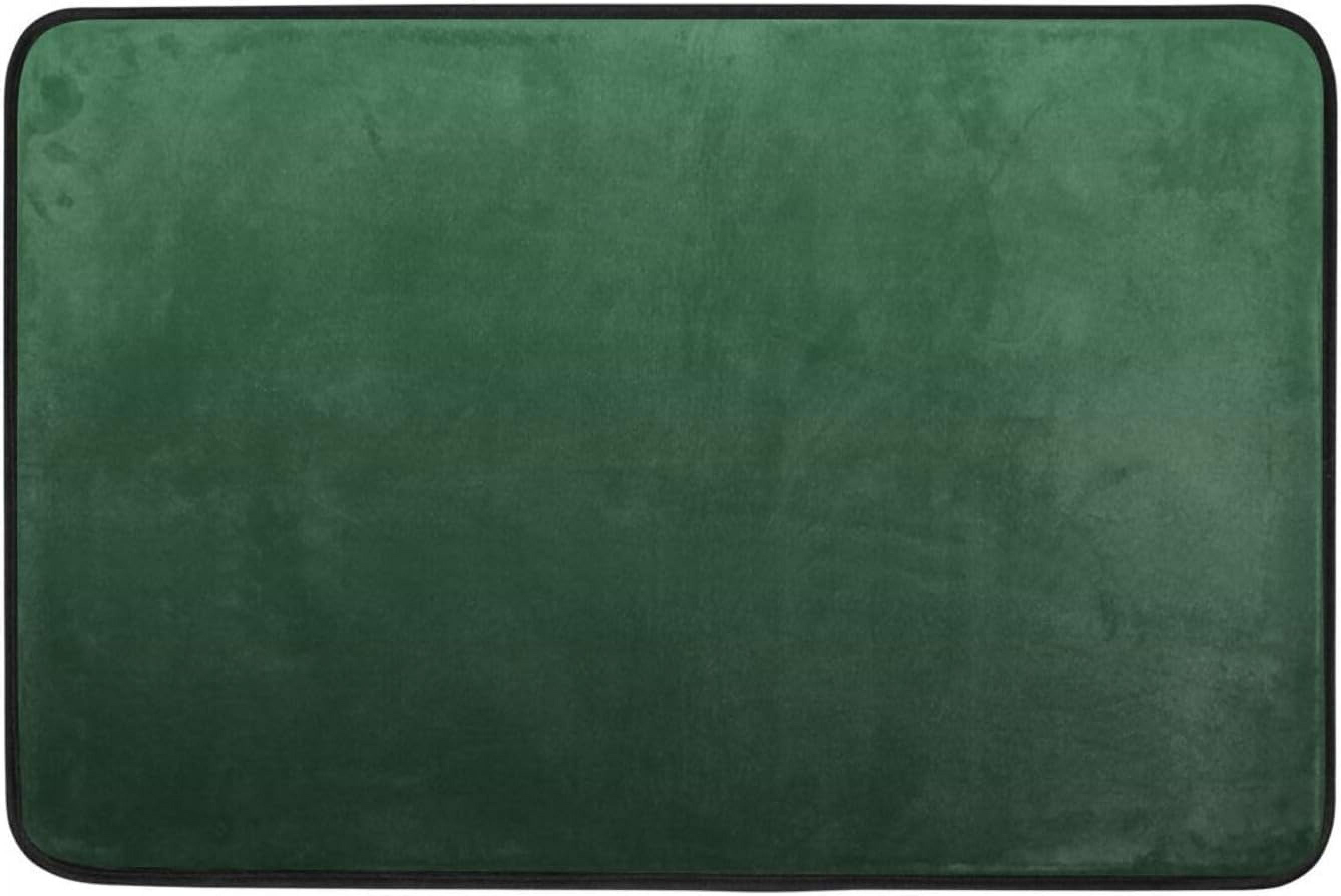 GZHJMY Hunter Green Bathroom Rug 23.6x15.7inch,Non Slip Soft Bath Rugs