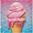 thumbnail image 1 of GZHJMY Ice Cream Cloth Napkins Set of 4,Reusable Washable Polyester Dinner Table Napkins for Kitchen,Dining,Restaurant,Party Decoration, 1 of 7