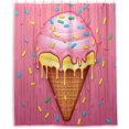 thumbnail image 1 of GZHJMY Ice Cream Shower Curtains Waterproof Fabric Shower Curtain Bathroom Decoration with Hooks Washable Bathroom Shower Curtains 60x72 Inch, 1 of 6