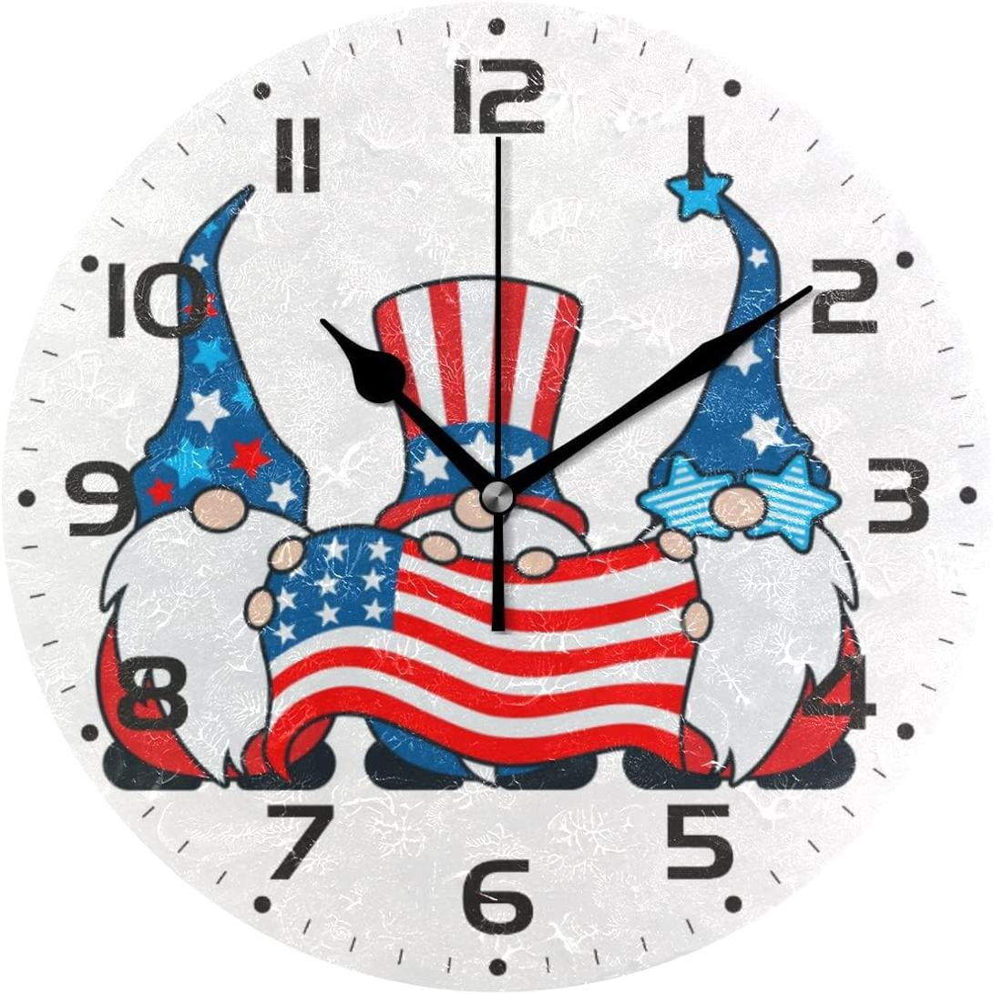 GZHJMY Independence Day Wall Clock, 10