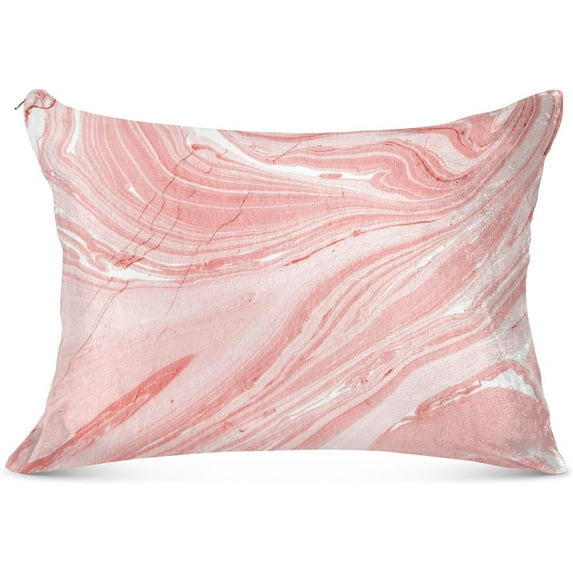 GZHJMY Ink Marble Texture Pillowcases, Soft and Cozy Decorative Pillow Cases with Hidden Zipper for Bedroom, Sofa, Couch, Standard Size 20x26 Inches(127)