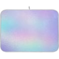 thumbnail image 1 of GZHJMY Iridescent Dish Drying Mat for Kitchen Counter,Super Quick Absorbent Composite Sponge Dish Drying Pad,Heat Resistant Non-Slip Rack Tableware Mat (18x24Inch)for Dishes Coffee Machine Dish Rack, 1 of 7