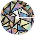 thumbnail image 1 of GZHJMY Iridescent Triangles Abstract Christmas Tree Skirt 36" Christmas Decorations Indoor Outdoor Tree Skir for Home Holiday Party Decorations Gift, 1 of 5