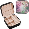 thumbnail image 1 of GZHJMY Jewelry Box Butterfly Personalized Jewelry Box - Travel Portable Jewelry Case for Ring, Pendant, Earring, Necklace, Bracelet for Necklace Bracelet Earrings Rings, 1 of 7