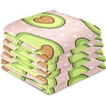 thumbnail image 1 of GZHJMY Kitchen Dish Towels, Fruit Avocado Heart Bone Kitchen Towels Set of 6 Super Soft Absorbent Dish Towels Set Microfiber Polyester Kitchen Dish Cloths Decorative Tea Towels, 28x18 Inch Washcloths, 1 of 7