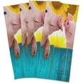 thumbnail image 1 of GZHJMY Kitchen Dish Towels, Funny Pig with Sunflowers Kitchen Towels Set of 4 Super Soft Absorbent Dish Towels Set Microfiber Polyester Kitchen Decorative Tea Towels, 28x18 Inch Washcloths, 1 of 7