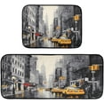 thumbnail image 1 of GZHJMY Kitchen Rug Set of 2, Streets of Paris Cushioned Anti-Fatigue Kitchen Mat Non Slip Washable Floor Mat Comfort Standing Mats for Office, Home, Laundry Room Carpet Runner, 1 of 7