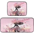 thumbnail image 1 of GZHJMY Kitchen Rugs 2 Piece Waterproof Non Slip Kitchen Mat Fairy with Butterflies Kitchen Rug Set for Sink Office Kitchen Cafe, 19.7"x47.2"+19.7"x27.6" Carpet Runner, 1 of 7