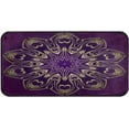 thumbnail image 1 of GZHJMY Kitchen Rugs,Romantic Purple Non Slip Washable Cushioned Carpets Polyester AntiFatigue Comfort Porch Floor Mat Doormat Christmas Decoration, 39"x20", 1 of 7