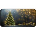 thumbnail image 1 of GZHJMY Kitchen Rugs,Shiny Christmas Tree in The Dark Non Slip Washable Cushioned Carpets Polyester AntiFatigue Comfort Porch Floor Mat Doormat Christmas Decoration, 39"x20", 1 of 7
