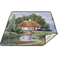 thumbnail image 1 of GZHJMY Landscape Large Picnic & Outdoor Beach Blanket, Waterproof Foldable Sandproof 3-Layer Picnic Mat for Camping,Hiking,Travel,Park,Concerts,78"X 78", 1 of 6