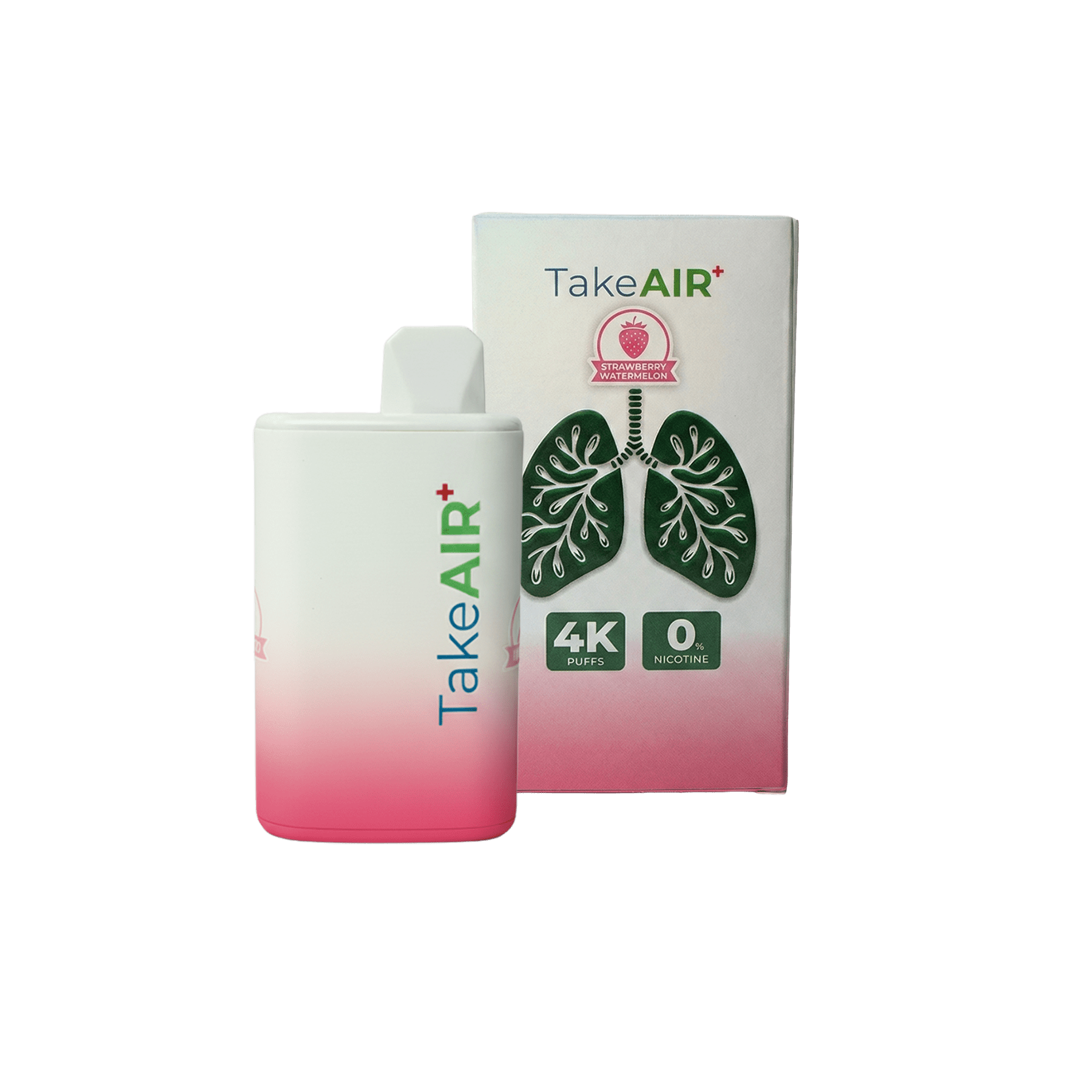 TakeAIR+ Nicotine-Free Diffuser Over 4K Puffs, All Natural, Smokeless Inhaler, Strawberry Watermelon