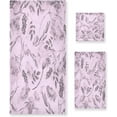 thumbnail image 1 of GZHJMY Lavender Towel Set of 3, Ultra Soft and Absorbent Bath Towels for Bathroom Sports Gym Swim Spa Beach (1 Bath Towel, 1 Hand Towel & 1 Washcloth), 1 of 7
