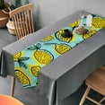 thumbnail image 1 of GZHJMY Lemon Aqua Table Runner Dining Table Decor 13" × 90", 1 of 7