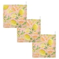 thumbnail image 1 of GZHJMY Lemon Orange Leaves Baby Washcloths Set Newborn Bath Face Towel Cotton Reusable Wipes Towels Soft Highly Absorbent Pack of 3 Washcloths, 1 of 7