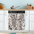 thumbnail image 1 of GZHJMY Leopard Print Dishwasher Magnet Cover Dishwasher Front Door Cover Magnet Sticker, Trimmable Refrigerator Dishwasher Magnetic Decals Kitchen Appliance 23 x 26 Inches Home Decor, 1 of 6