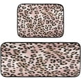 thumbnail image 1 of GZHJMY Leopard Print Kitchen Rug Set of 2 Non Slip Washable Cushioned Anti-Fatigue Kitchen Mat Comfort Standing Floor Mat for Kitchen Washroom Bedroom Carpet Runner, 1 of 7