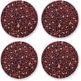 thumbnail image 1 of GZHJMY Leopard Round Coaster, 4 Pcs Heat Resistant Absorbent Drink Coaster for Kitchen Bar Cafe Decor, 1 of 7
