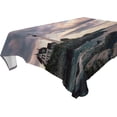 thumbnail image 1 of GZHJMY Lighthouse Square Tablecloth, Waterproof Stain Wrinkle Resistant Washable Polyester Table Cover for Picnic Dinner Holiday Kitchen Party Decor, 60 x 60 in Home Decor, 1 of 7