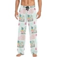 thumbnail image 1 of GZHJMY Llama Pajama Pants for Men, Lounge Pants Lightweight Men Pajama Bottoms with Drawstring Pockets, Christmas New Year Birthday Gifts, XX-Large, 1 of 6