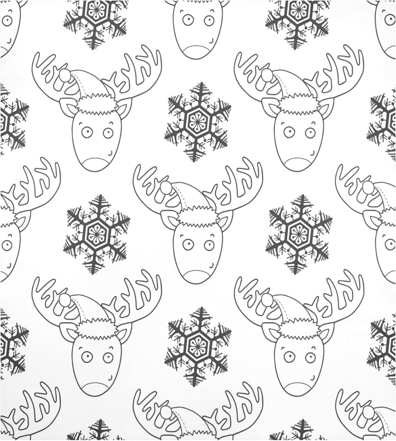 GZHJMY Lovely Christmas Deer Dishwasher Cover, Front Dishwasher