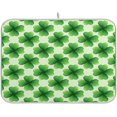 thumbnail image 1 of GZHJMY Lucky Clover Dish Drying Mat for Kitchen Counter,Super Quick Absorbent Composite Sponge Dish Drying Pad,Heat Resistant Non-Slip Rack Tableware Mat (18x24Inch)for Dishes Coffee Machine Dish Ra, 1 of 7