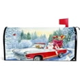 thumbnail image 1 of GZHJMY Magnetic Mailbox Covers Christmas Car Winter Mailbox Stickers MailWraps Post Cover 20.7x18.03 inch Home Decor, 1 of 5