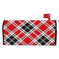 thumbnail image 1 of GZHJMY Magnetic Mailbox Covers Plaid Geometric Checkered Scottish Mailbox Stickers MailWraps Post Cover 25.4x20.78 inch Home Decor, 1 of 5