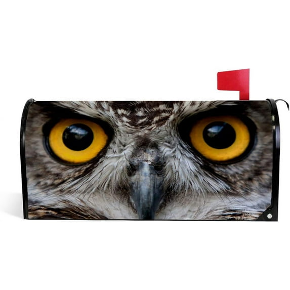GZHJMY Mailbox Covers Magnetic, Cute Owl Letter Post Box Wraps Cover for Outdoor Garden Yard s Oversized 25.5" X 21" Home Decor