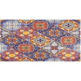 thumbnail image 1 of GZHJMY Mandala Check Bathroom Rug Mat,Soft and Absorbent Bath Mats Non-Slip Carpet Machine Washable Kitchen Mat for Bathroom, Tub and Shower 39x20in Carpet Runner, 1 of 7