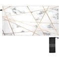thumbnail image 1 of GZHJMY Marble Geometric Lines Beach Towel - Lightweight Compact Oversized Travel Towels - Super Absorbent Quick Dry Towel for Swimming Camping Holiday（126）, 1 of 7