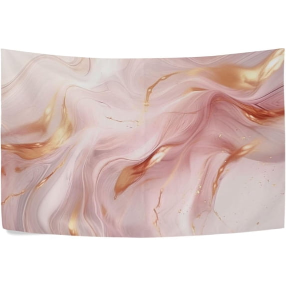 GZHJMY Marble Pink Tapestry Hippie Wall Hanging Tapestries Aesthetic Decorative for Living Room Bedroom Ceiling 60x40In Gift Decor