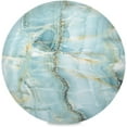 thumbnail image 1 of GZHJMY Marble Round Placemats Set of 1, Non-Slip Heat Resistant Washable Table Mats for Kitchen Dining Table Decoration, 15.4", 1 of 7