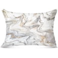 thumbnail image 1 of GZHJMY Marble White Standard Pillowcase Super Soft Cozy Plush Pillow Case with Zipper for Sofa Bed Couch, 20 x 26 Inch, 1 of 3