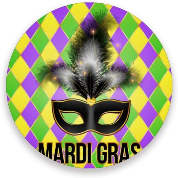 GZHJMY Mardi Gras Masquerade Party Mask Feather Drink Coasters 2PCS,Absorbent Coaster,Marble Style Ceramic Bar Coaster for Tabletop Protection,Suitable for Kinds of Cups