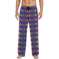 thumbnail image 1 of GZHJMY Mardi Gras Pajama Pants for Men, Lounge Pants Lightweight Men Pajama Bottoms with Drawstring Pockets, Christmas New Year Birthday Gifts, Medium, 1 of 6