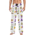thumbnail image 1 of GZHJMY Mardi Gras Pajama Pants for Men, Lounge Pants Lightweight Men Pajama Bottoms with Drawstring Pockets, Christmas New Year Birthday Gifts, Large, 1 of 6