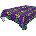 thumbnail image 1 of GZHJMY Mardi Gras Rectangle Tablecloth, Waterproof Stain Wrinkle Resistant Washable Polyester Table Cover for Picnic Dinner Holiday Kitchen Party Decor, 54 x 72 in Home Decor, 1 of 7