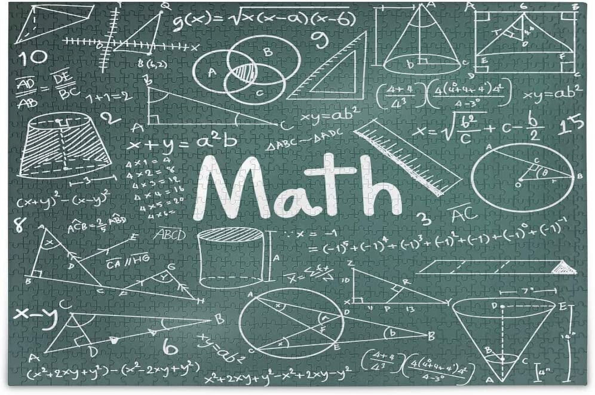 GZHJMY Math Formula Equation Doodle Puzzles for Adults 1000 Pieces ...