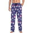 thumbnail image 1 of GZHJMY Men’s Cotton Pajama Pant – Cartoon Sushi Print Lounge Pjs Bottom with Pockets Drawstring, Christmas New Year Birthday Gifts, Large, 1 of 5