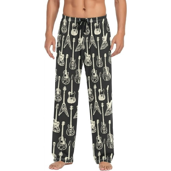 GZHJMY Men's Pajama Pants Pjs Bottoms with Pockets, Christmas New Year Birthday Valentine's Day Gifts, XX-Large