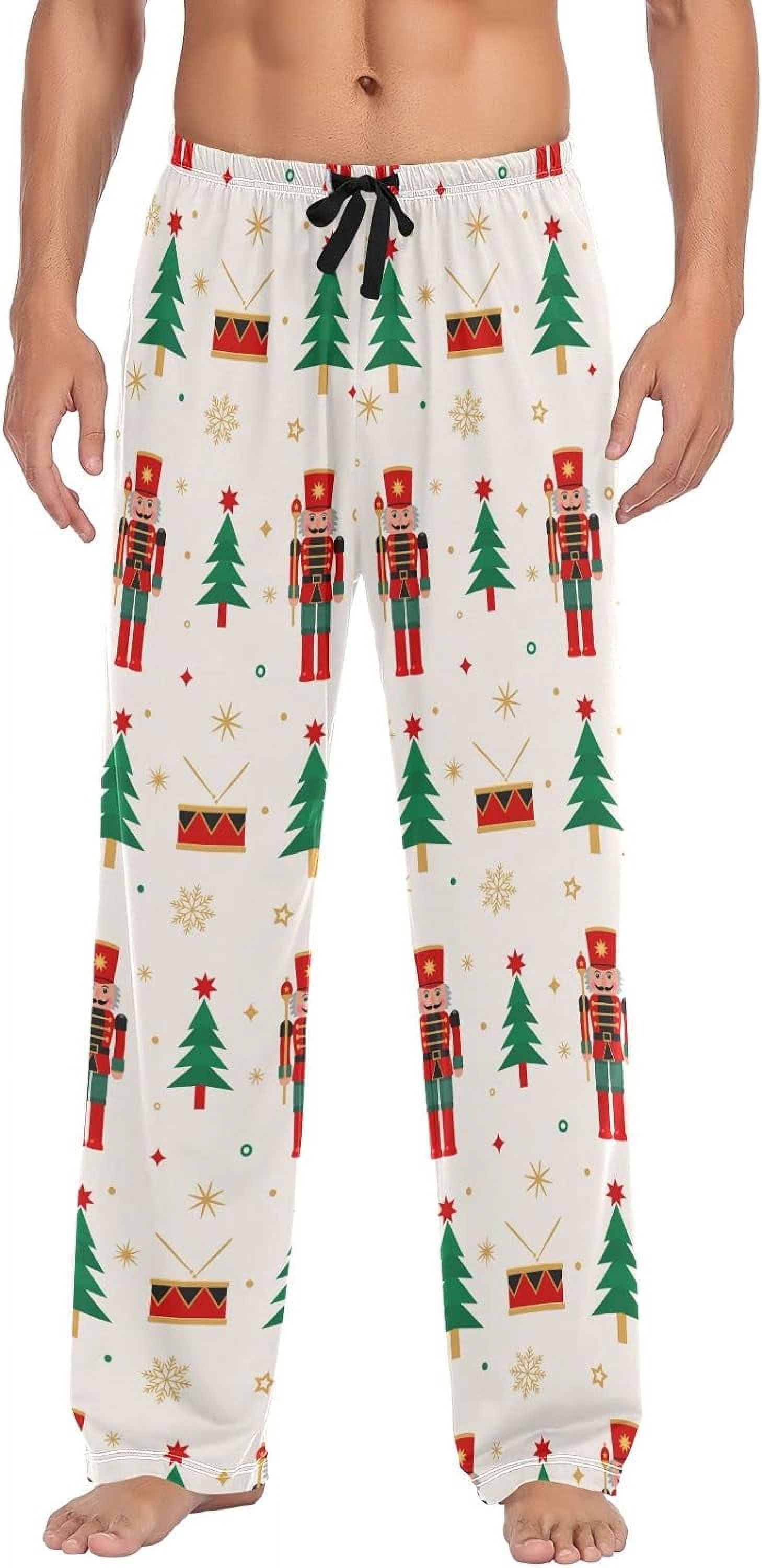 GZHJMY Men's Pajama Pants Sleepwear Pajama Pant with Pockets Lounge ...