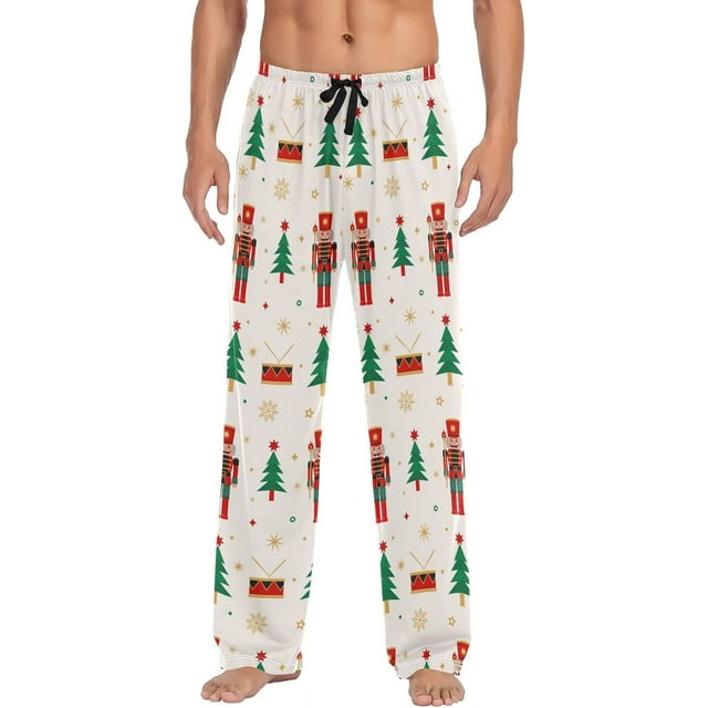 GZHJMY Men's Pajama Pants Sleepwear Pajama Pant with Pockets Lounge ...