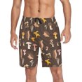 thumbnail image 1 of GZHJMY Men's Pajama Shorts Pjs Bottoms Sleep Shorts Lounge Wear Pajama Pants with Pocket, Medium, 1 of 7