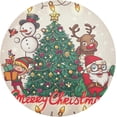thumbnail image 1 of GZHJMY Merry Christmas Placemats 1Pcs,Holidays PVC Weave Place Mats Table Mats Non-Slip Easy to Clean for Home Kitchen BBQ Party Table Decor,15.4", 1 of 7