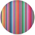 thumbnail image 1 of GZHJMY Mexican Serape Blanket Stripes Round Placemats Set of 1, Non-Slip Table Mats Washable Heat Resistant Place Mats for Kitchen Dining Table Home Decor, 15.4 Inch Table Mat, 1 of 7
