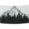 thumbnail image 1 of GZHJMY Mountain and Forest Tapestry Aesthetic Tapestry for Bedroom Colorful Wall Hanging AestheticFor Room Decor 80" x 60" Inches Gift Decor, 1 of 6