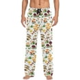 thumbnail image 1 of GZHJMY Mushroom Fungus Men's Pajama Pants, Soft and Comfortable Lounge Sleep Bottoms with Pockets, Men's Sleepwear with Custom Print, Medium, 1 of 7
